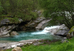 Fluss Osolatal - Frhling